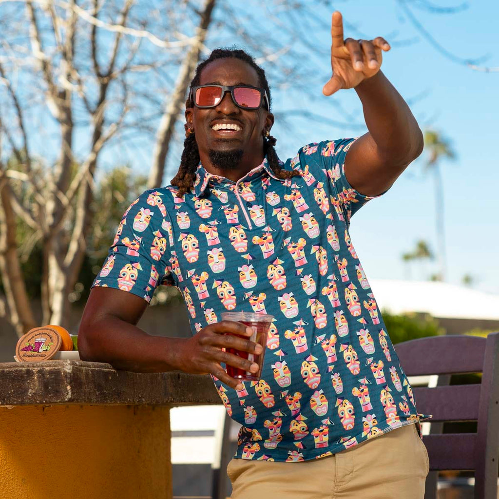 RSVLTS Tipsy Tiki All-Day Polo — detail 3