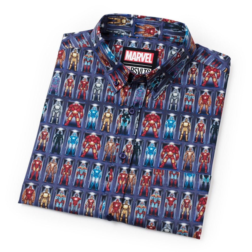 RSVLTS Hall of Armor KUNUFLEX Short Sleeve Shirt in Multicolor — detail 13