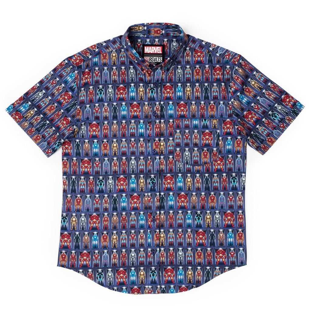 RSVLTS Hall of Armor KUNUFLEX Short Sleeve Shirt in Multicolor — detail 5