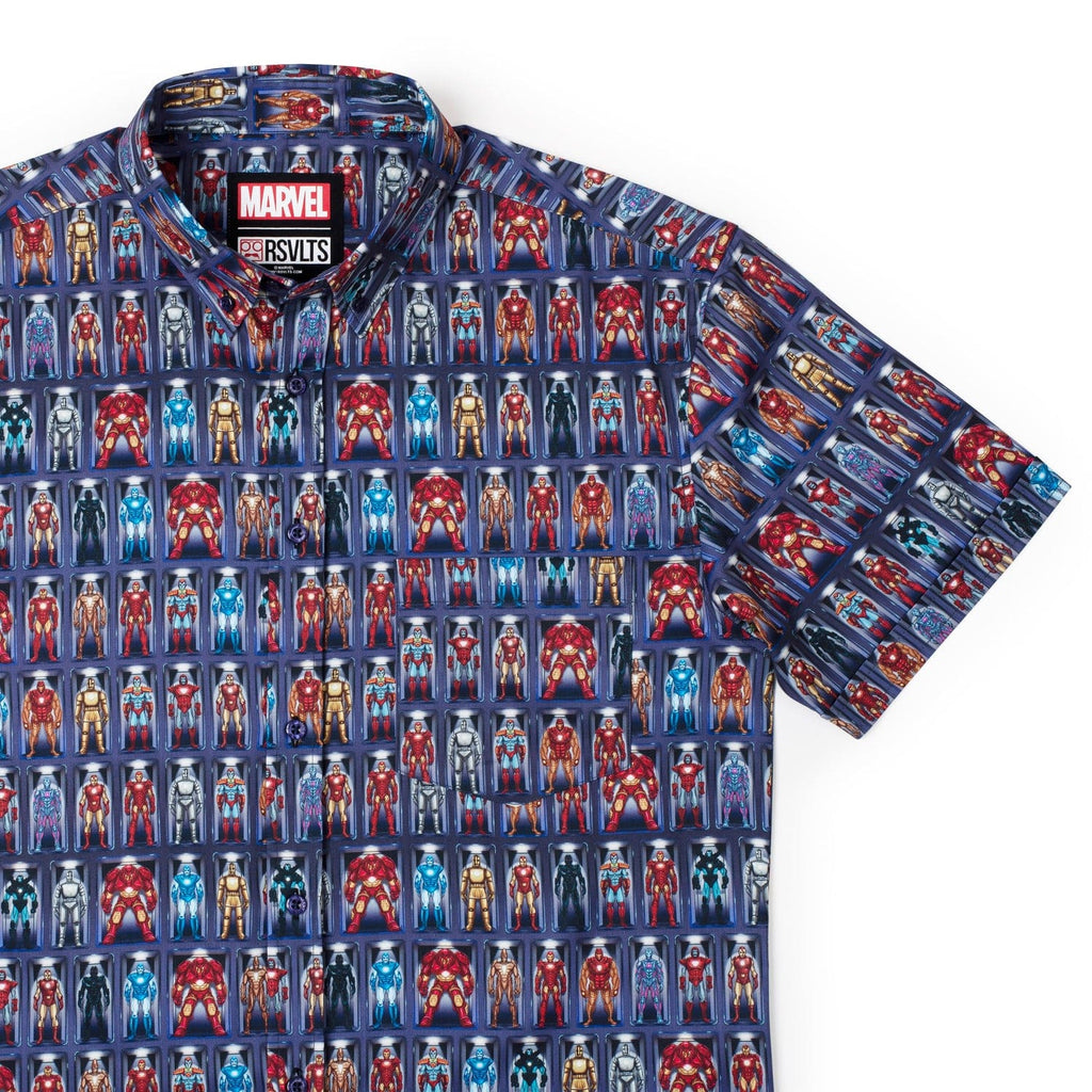 RSVLTS Hall of Armor KUNUFLEX Short Sleeve Shirt in Multicolor — detail 4