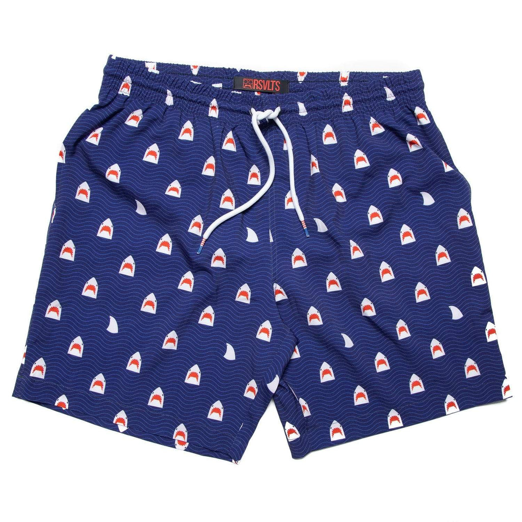 RSVLTS Chomp Swimwear in Blue — front view