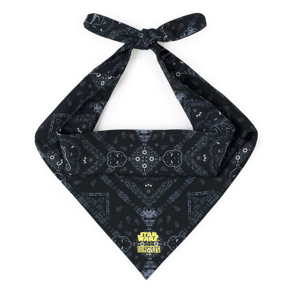 RSVLTS Day of the Dark Side Dog Bandana in Black — front view