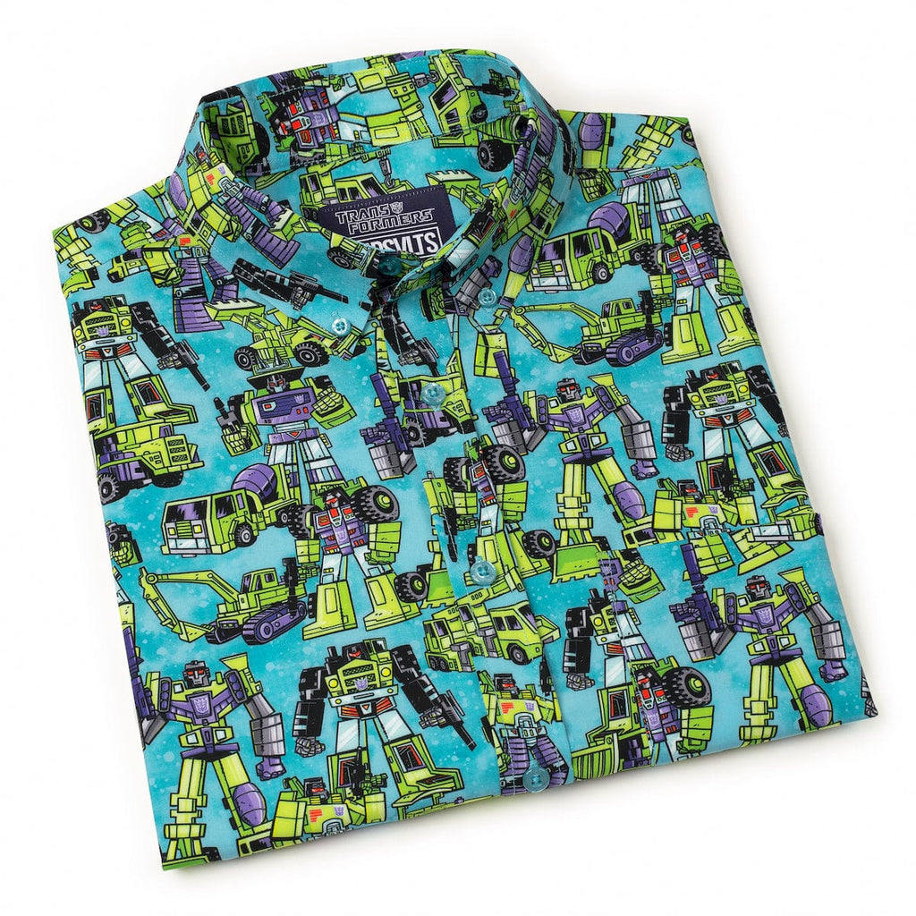 RSVLTS Constructicon Crew KUNUFLEX Short Sleeve Shirt in Green — detail 10