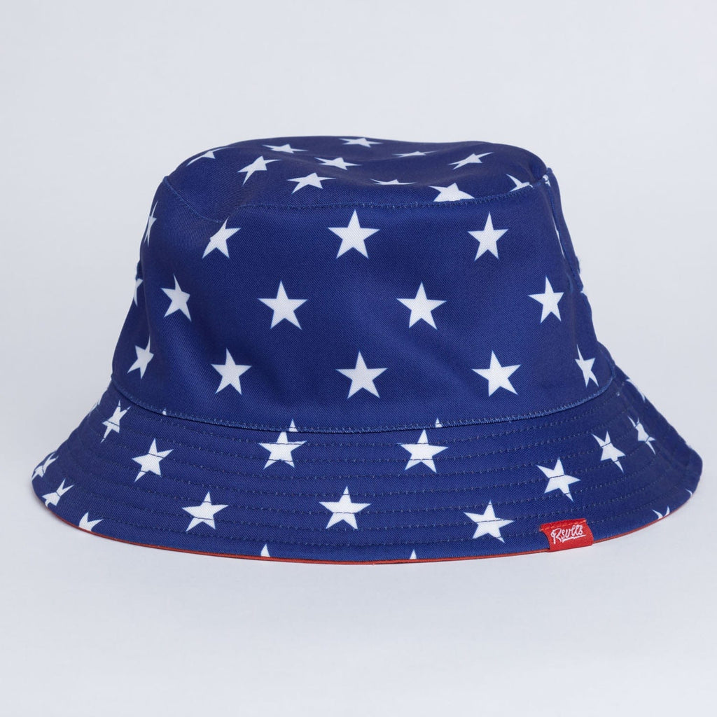 RSVLTS Hubble Bucket Hat in Blue — front view