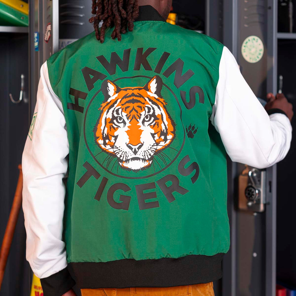 RSVLTS Class of ’86 Reversible Bomber Jacket in Multicolor — detail 4