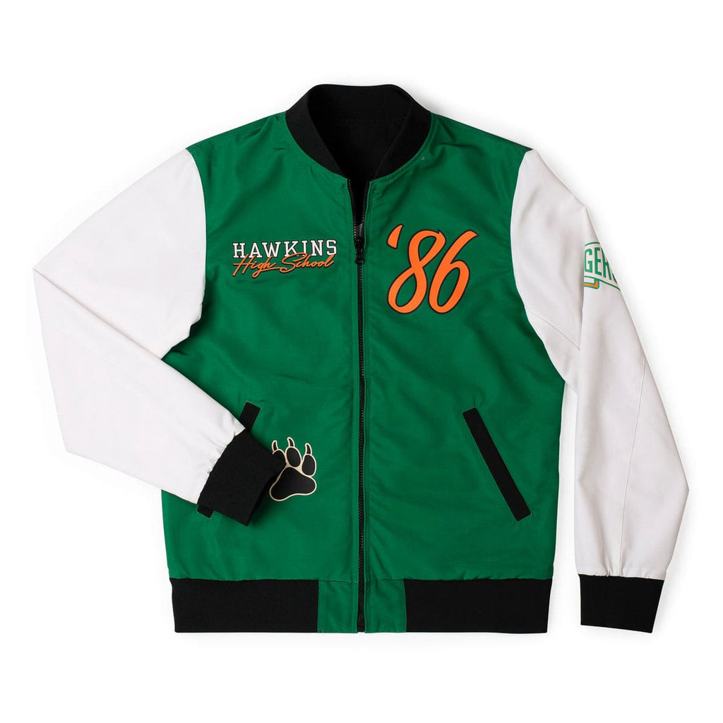 RSVLTS Class of ’86 Reversible Bomber Jacket in Multicolor — detail 7