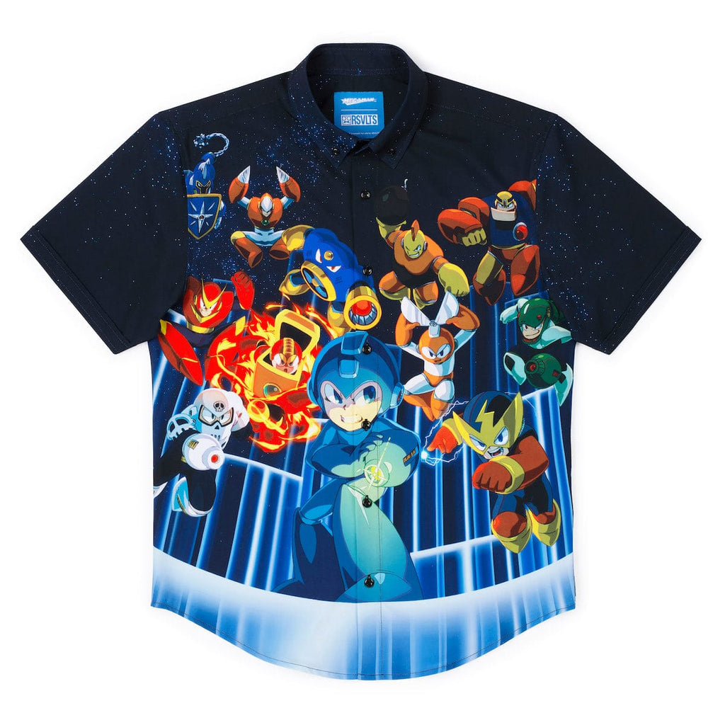 RSVLTS Powered Up KUNUFLEX Short Sleeve Shirt in Multicolor — front view