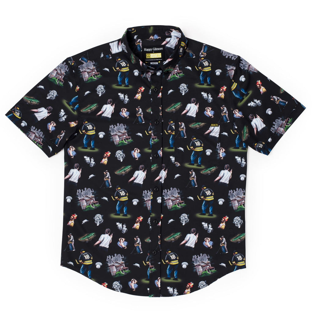 RSVLTS It’s All in the Hips KUNUFLEX Short Sleeve Shirt in Black — detail 6