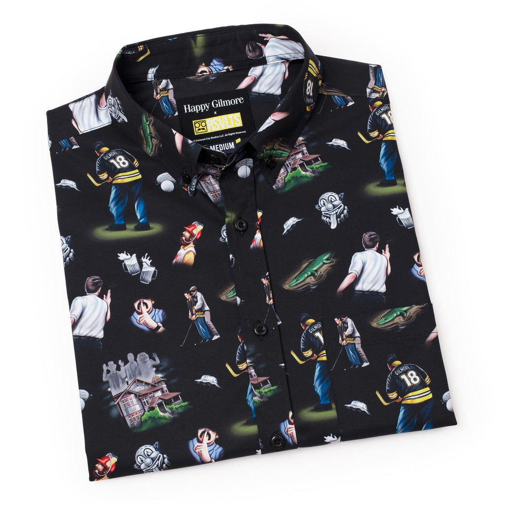 RSVLTS It’s All in the Hips KUNUFLEX Short Sleeve Shirt in Black — detail 11