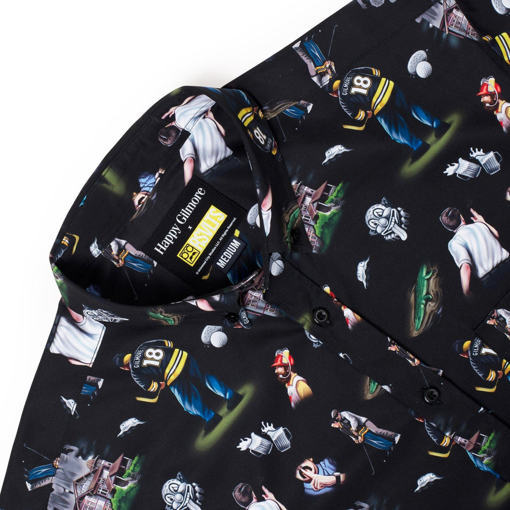 RSVLTS It’s All in the Hips KUNUFLEX Short Sleeve Shirt in Black — detail 8