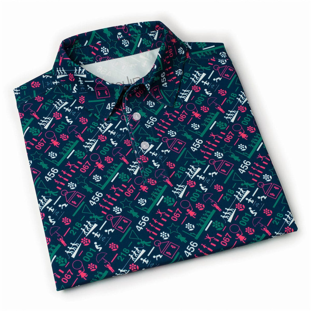 RSVLTS Sudden Death All-Day Polo in Blue — detail 10