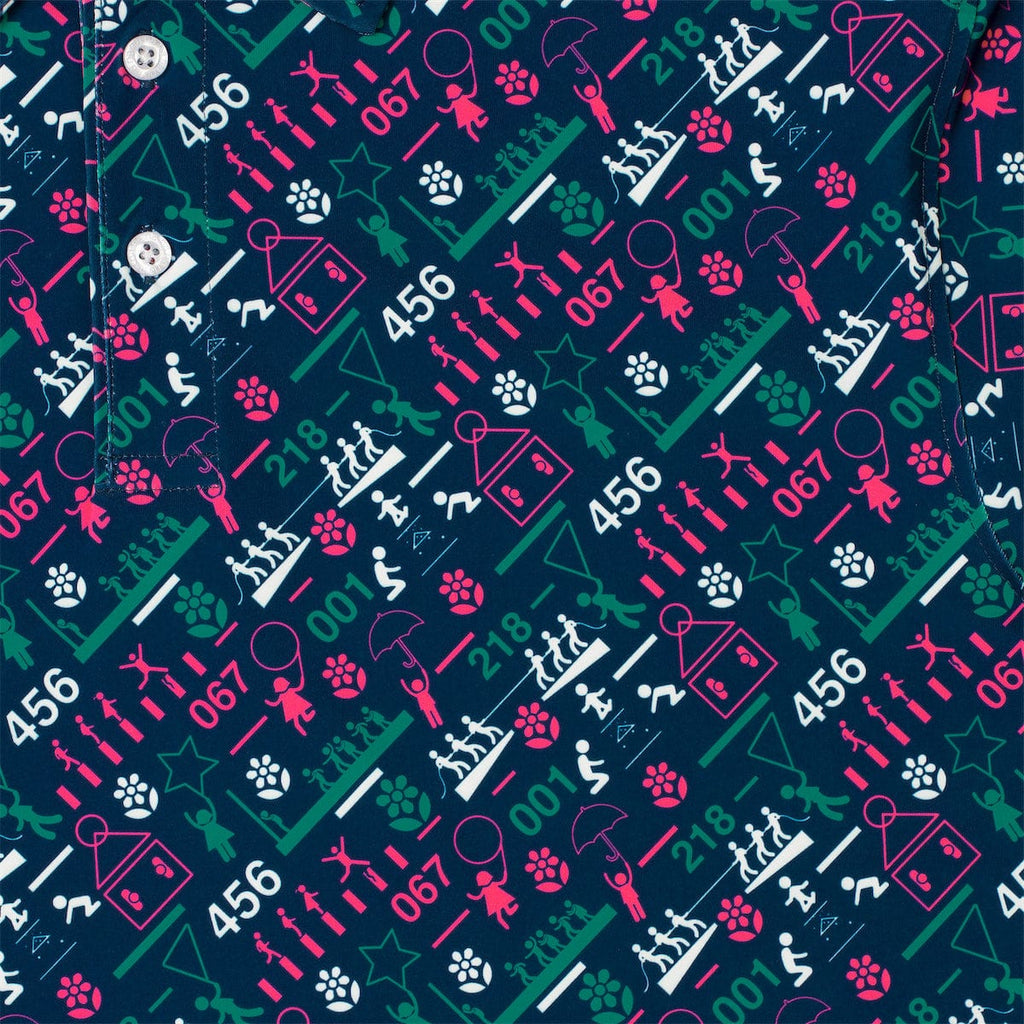 RSVLTS Sudden Death All-Day Polo in Blue — detail 6