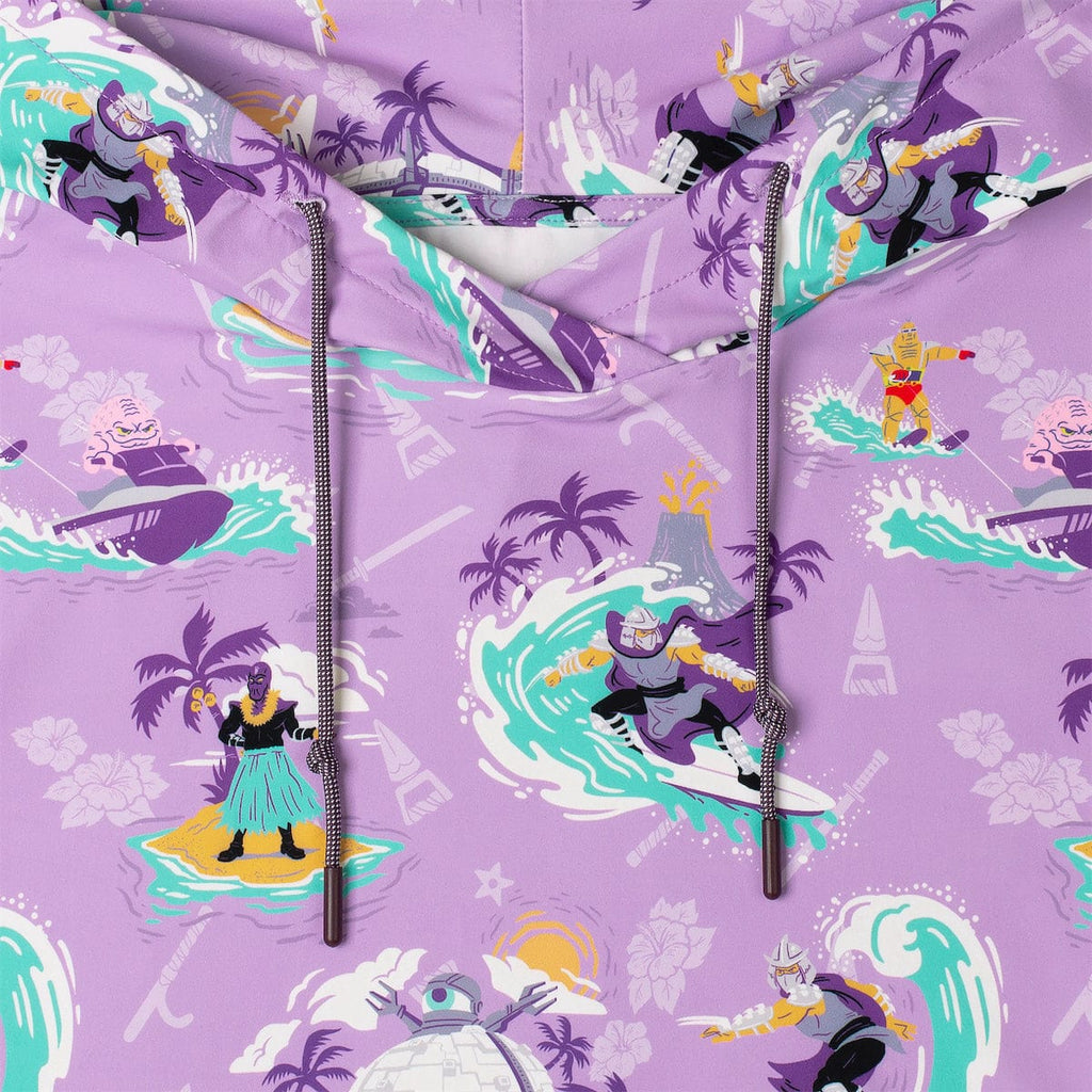 RSVLTS Shredder Shreds Performance Hoodie in Purple — detail 3