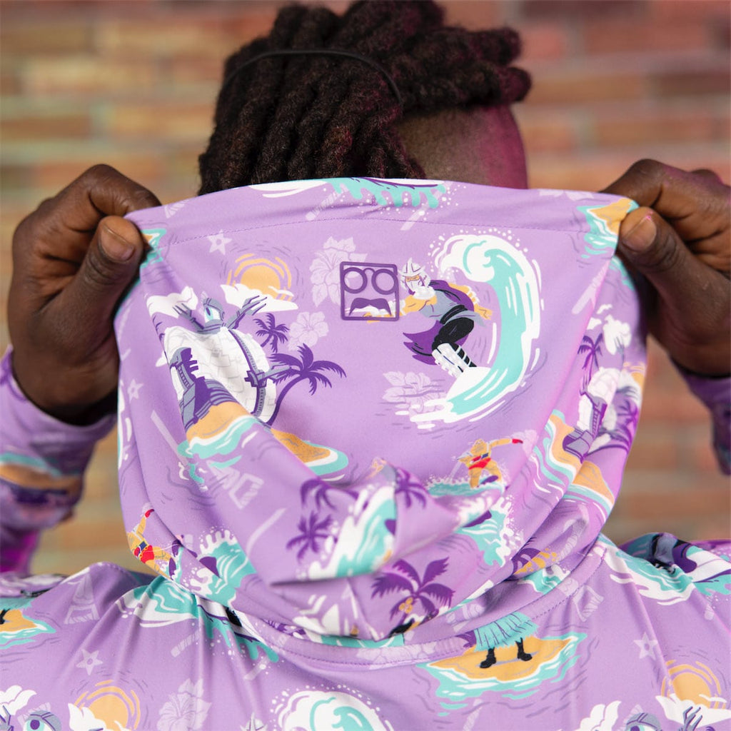 RSVLTS Shredder Shreds Performance Hoodie in Purple — detail 6