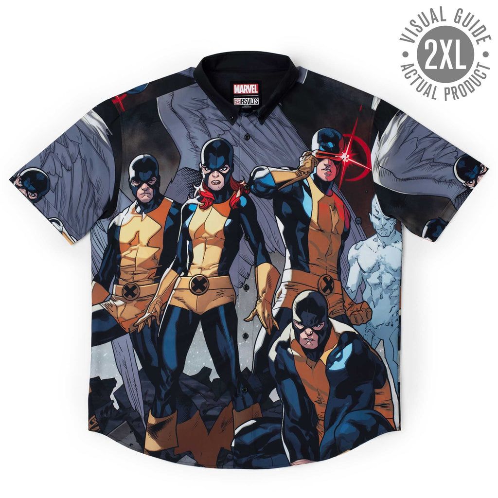 RSVLTS Xavier’s Shortlist KUNUFLEX Short Sleeve Shirt in Black — detail 10