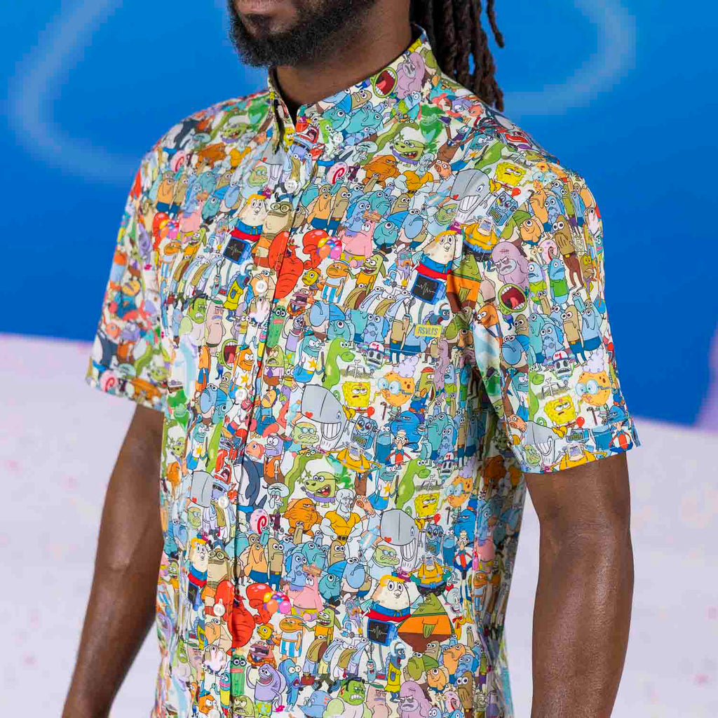 RSVLTS Welcome to Bikini Bottom KUNUFLEX Short Sleeve Shirt — detail 10