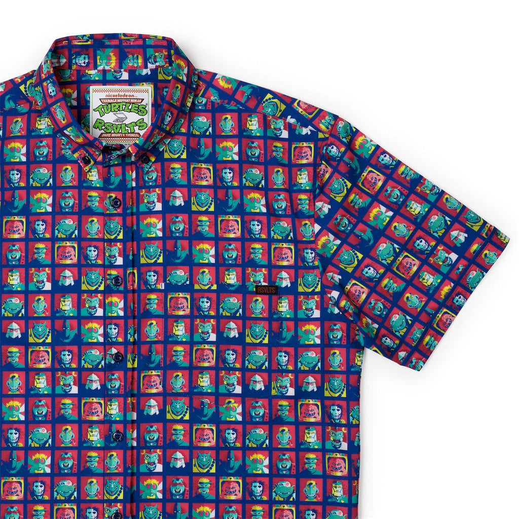 RSVLTS Dimension X-cellent KUNUFLEX Short Sleeve Shirt in Blue — detail 4