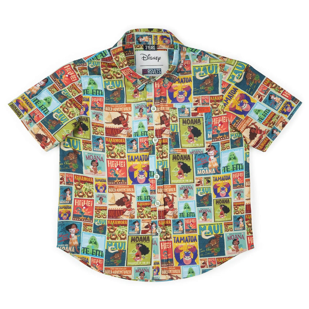 RSVLTS The Ocean Is Calling Preschool KUNUFLEX Short Sleeve Shirt — front view