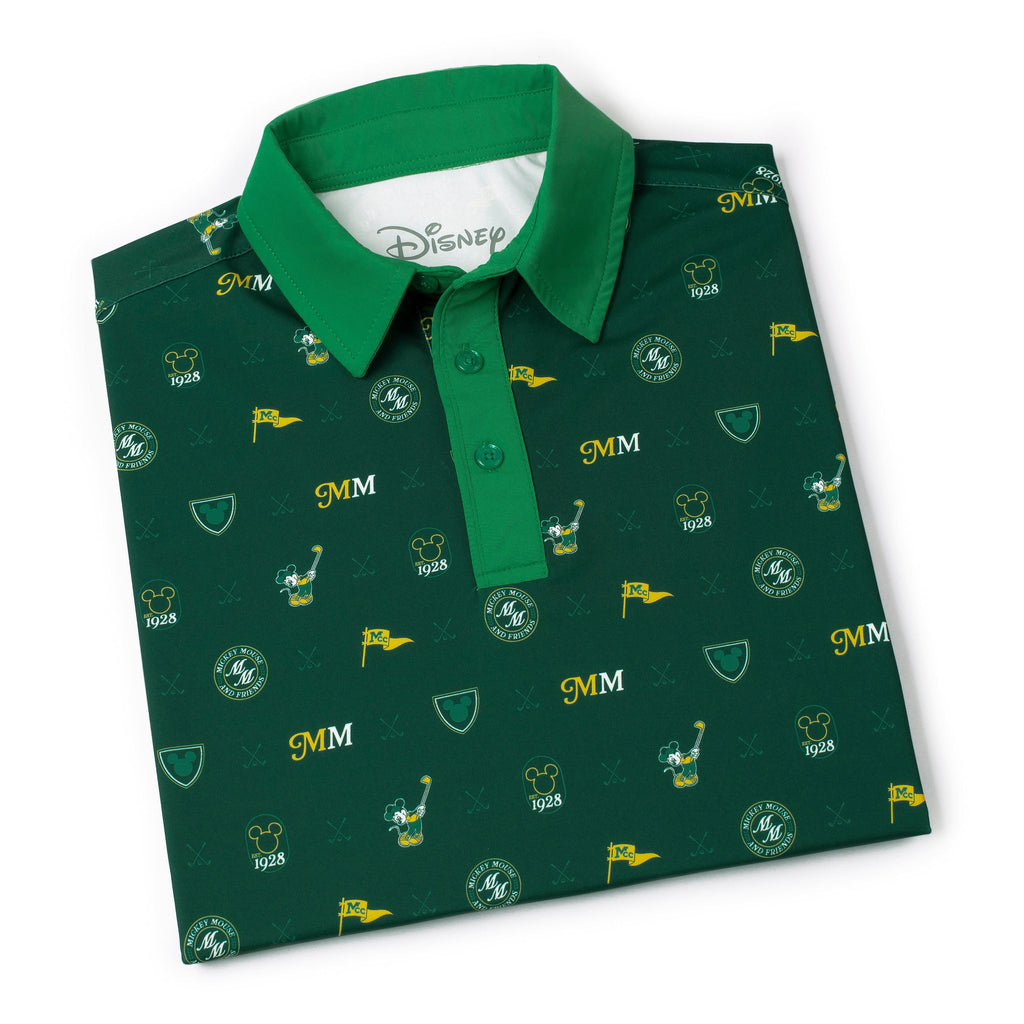 RSVLTS Mickey Mouse Country Club All-Day Polo in Green — detail 9