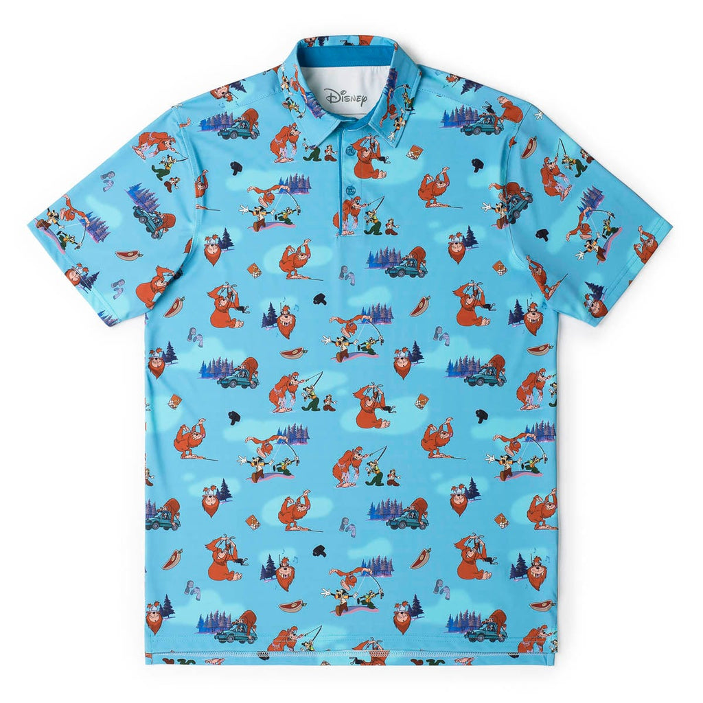 RSVLTS Gone Footin’ All-Day Polo in Blue — front view