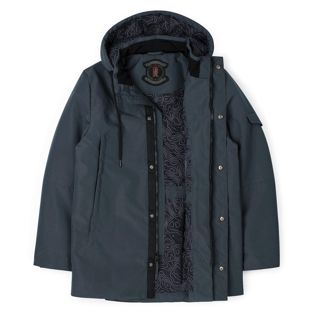 RSVLTS Slate Parka in Gray — detail 10