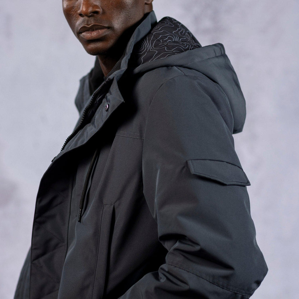 RSVLTS Slate Parka in Gray — detail 8