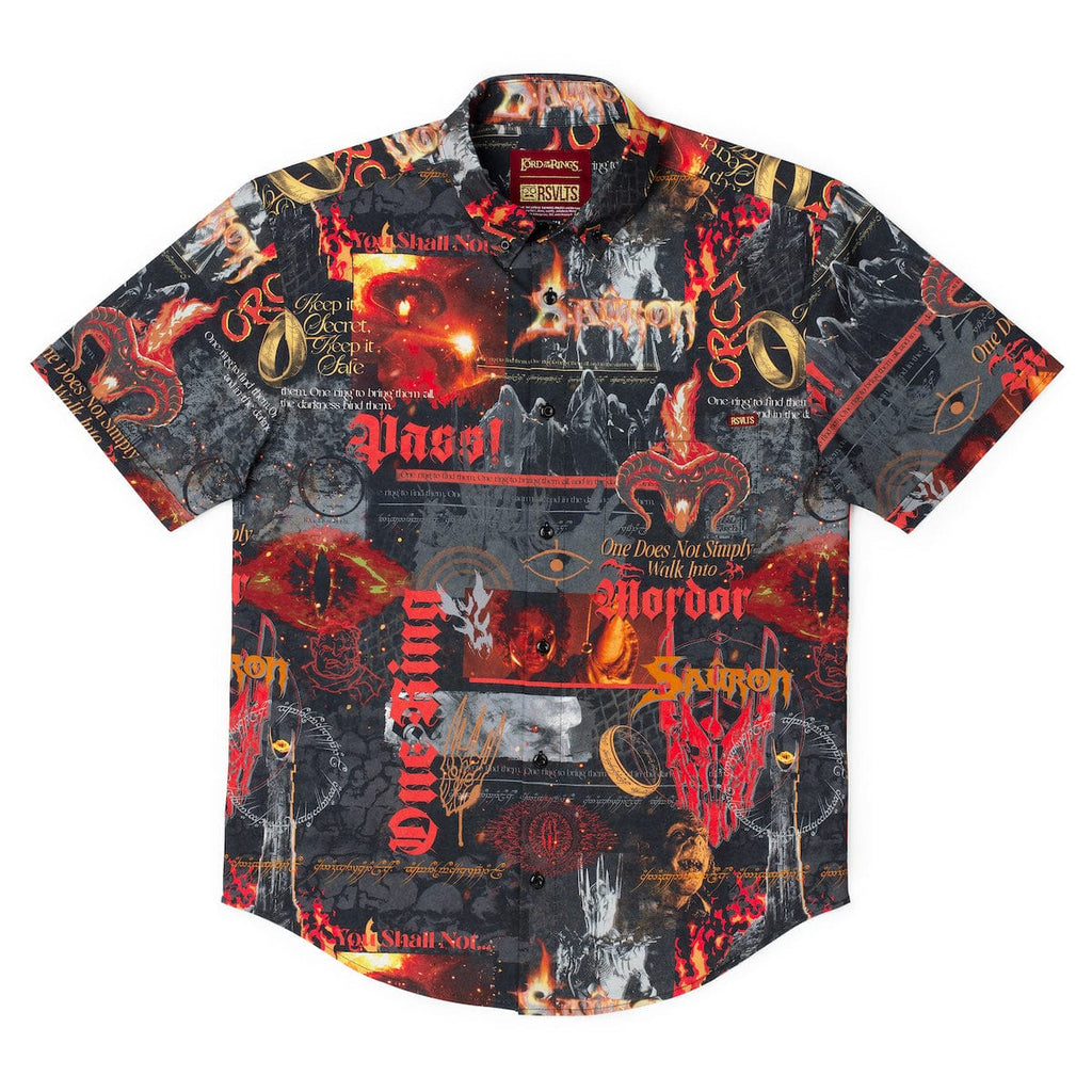 RSVLTS Forces of Mordor KUNUFLEX Short Sleeve Shirt in Black — detail 9