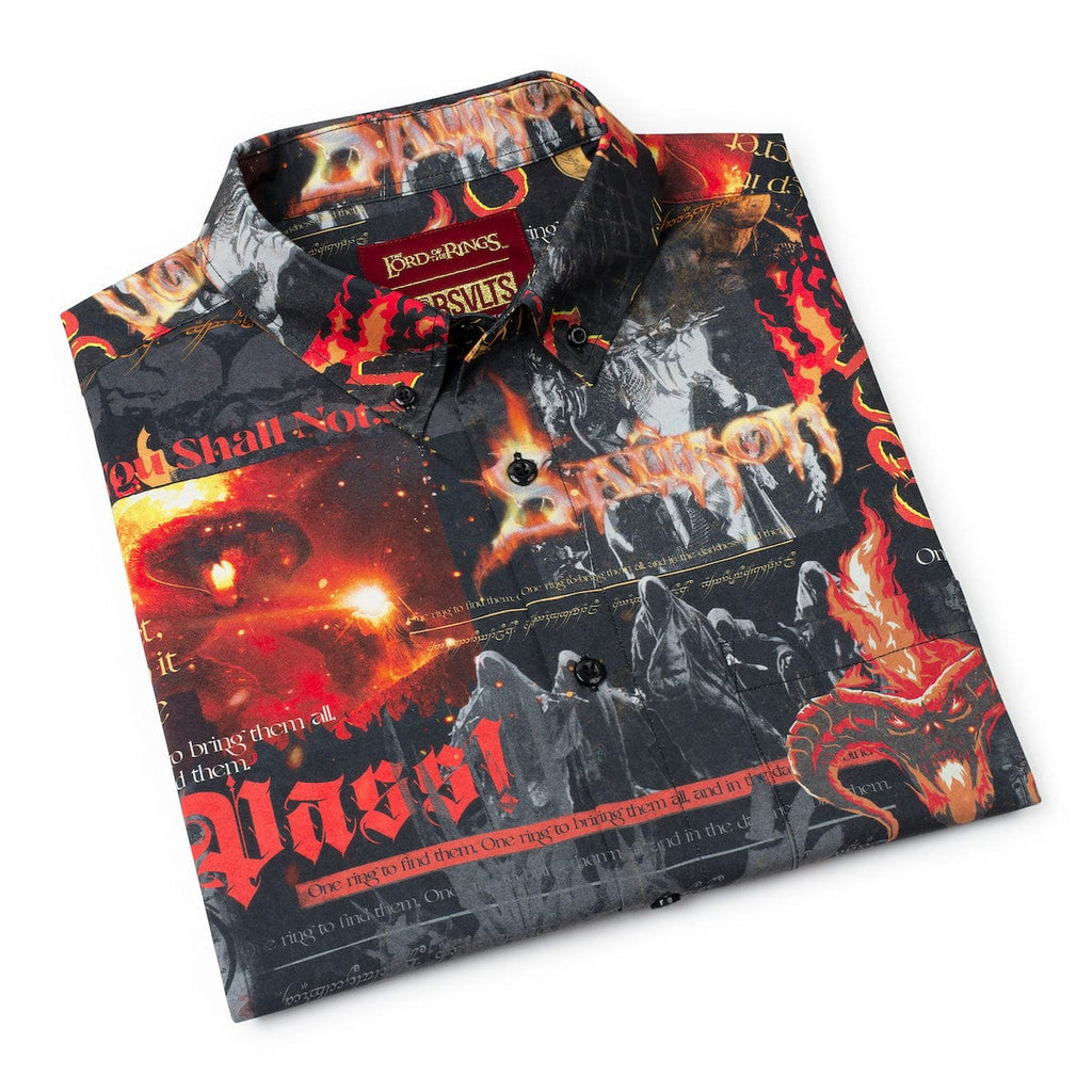 RSVLTS Forces of Mordor KUNUFLEX Short Sleeve Shirt in Black — detail 12
