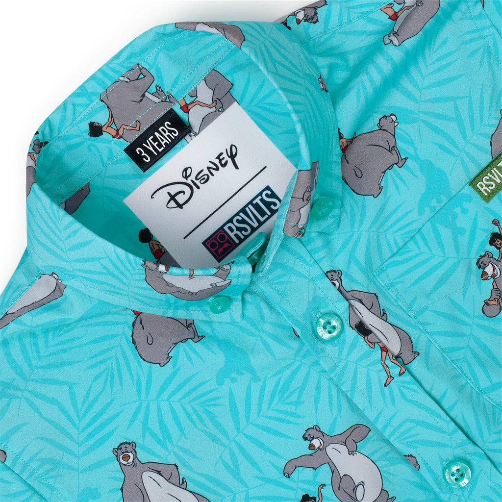 RSVLTS Bare Necessities Preschool KUNUFLEX Short Sleeve Shirt in Blue — detail 4