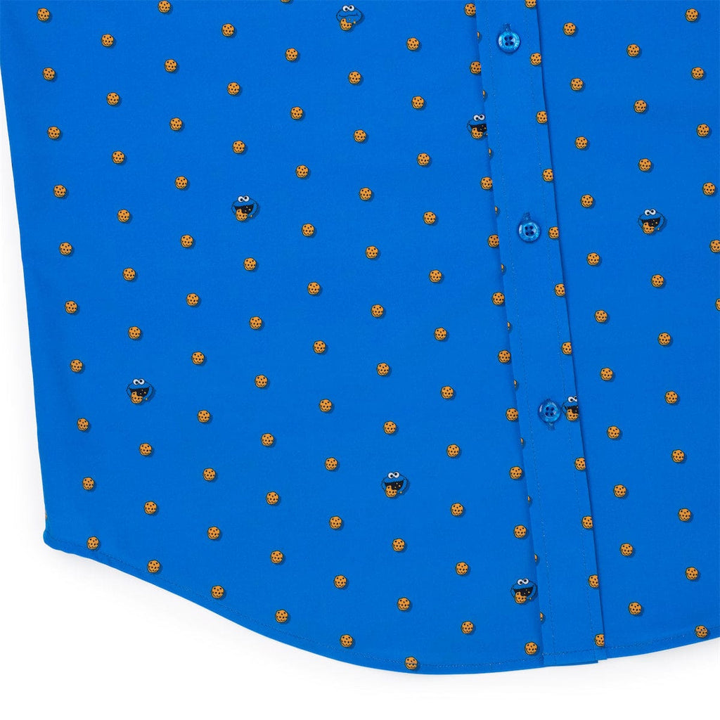 RSVLTS Me Want Cookie! KUNUFLEX Short Sleeve Shirt in Blue — detail 8