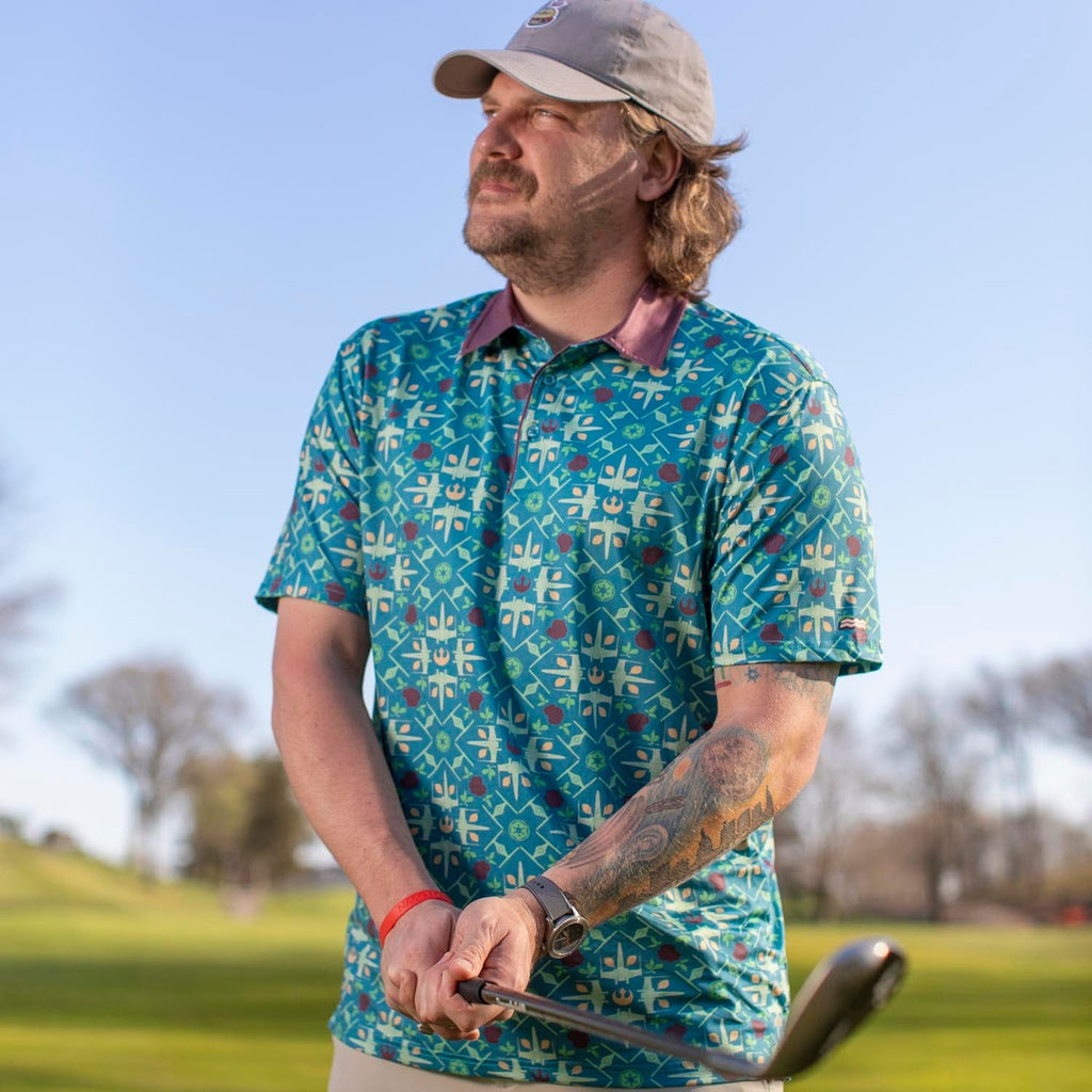 RSVLTS Grand Maz Couch All-Day Polo in Blue — detail 8