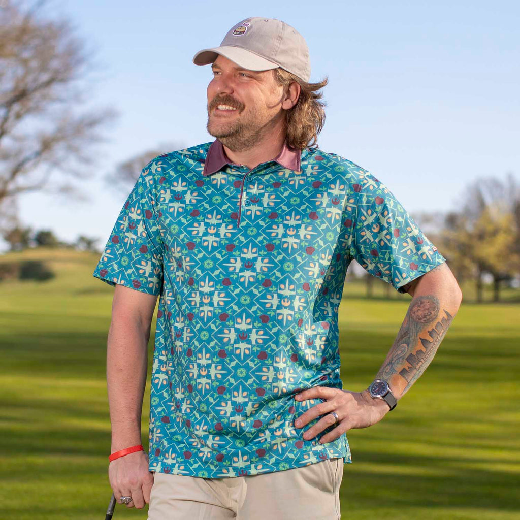 RSVLTS Grand Maz Couch All-Day Polo in Blue — detail 5