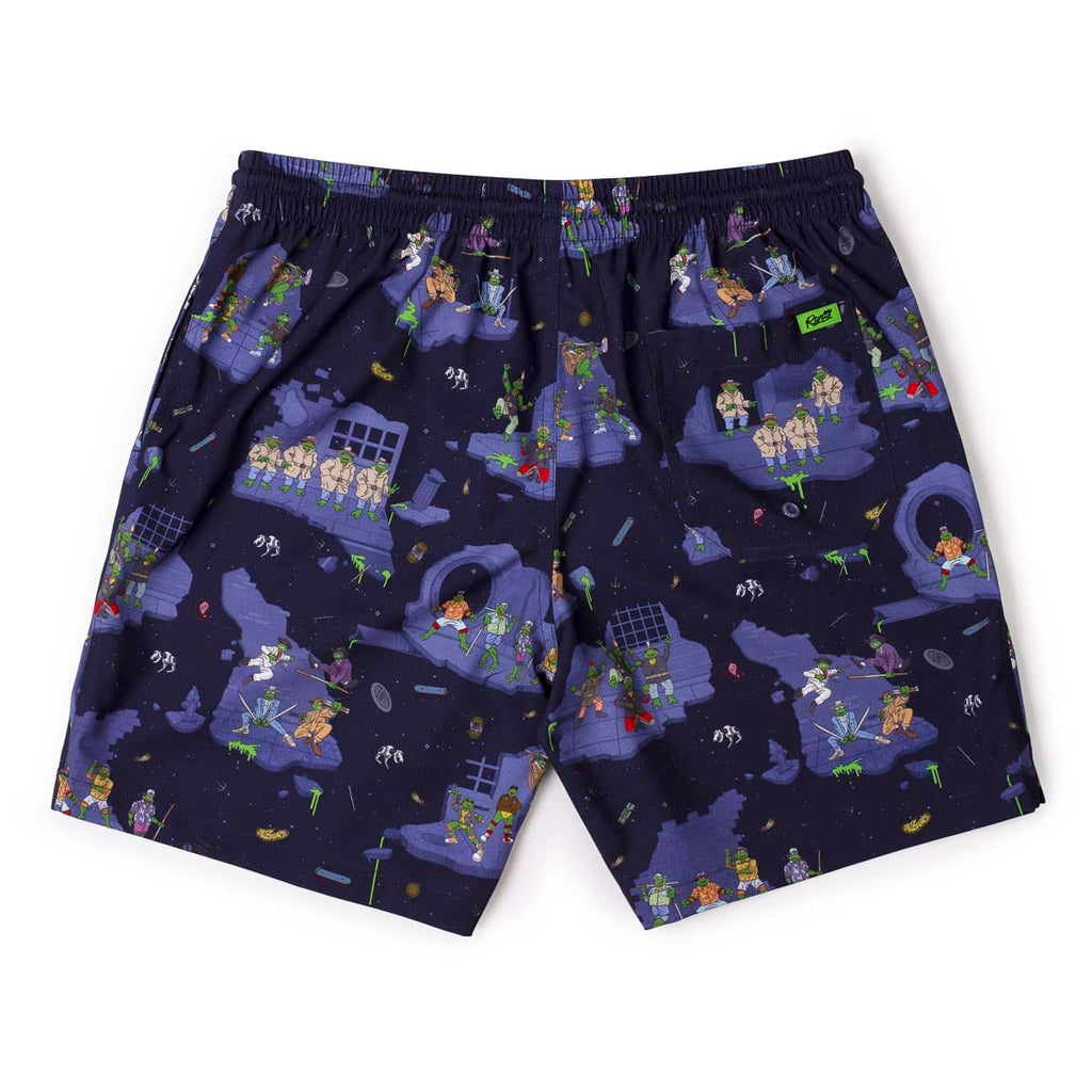 RSVLTS IncogNinja Hybrid Shorts in Blue — detail 5