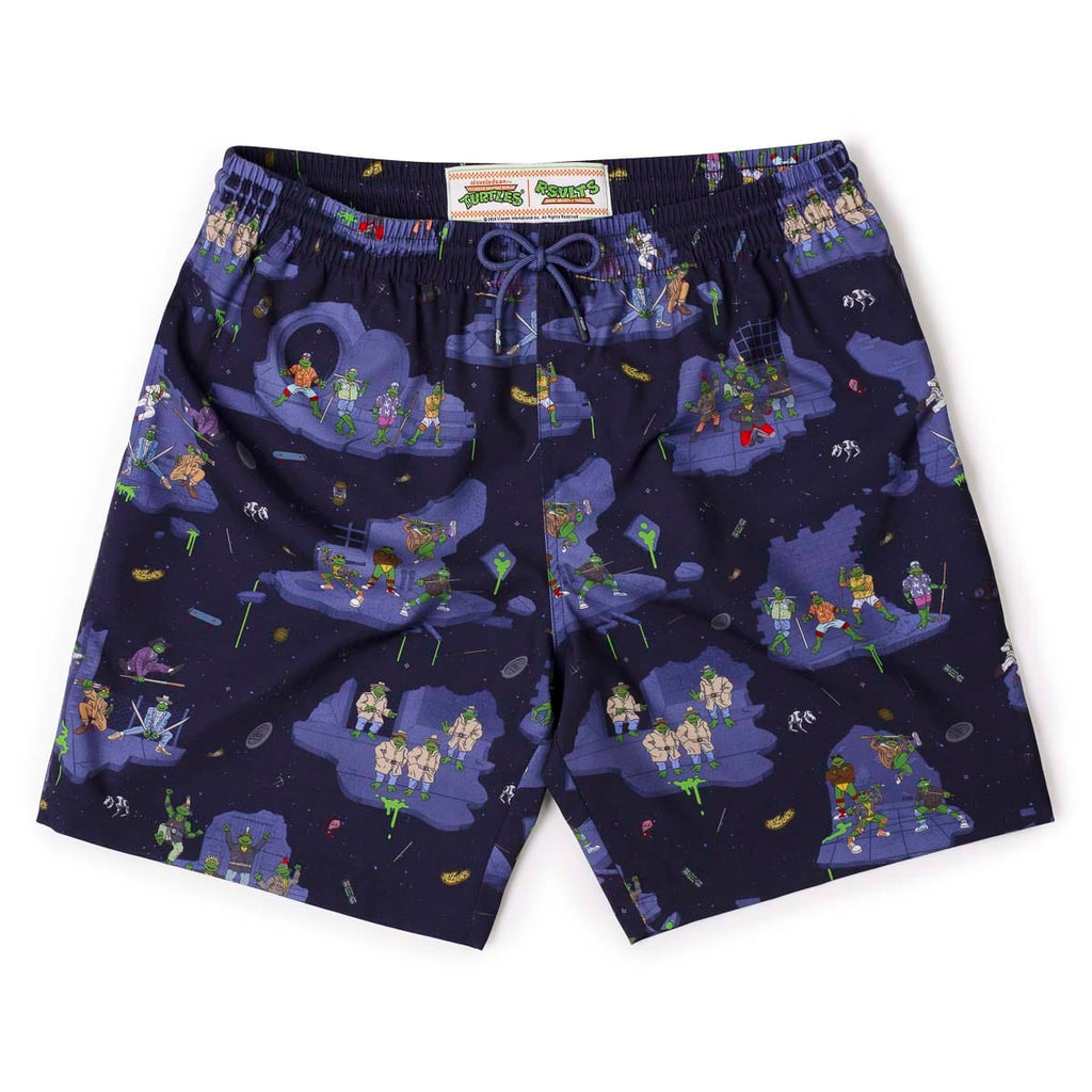 RSVLTS IncogNinja Hybrid Shorts in Blue — front view