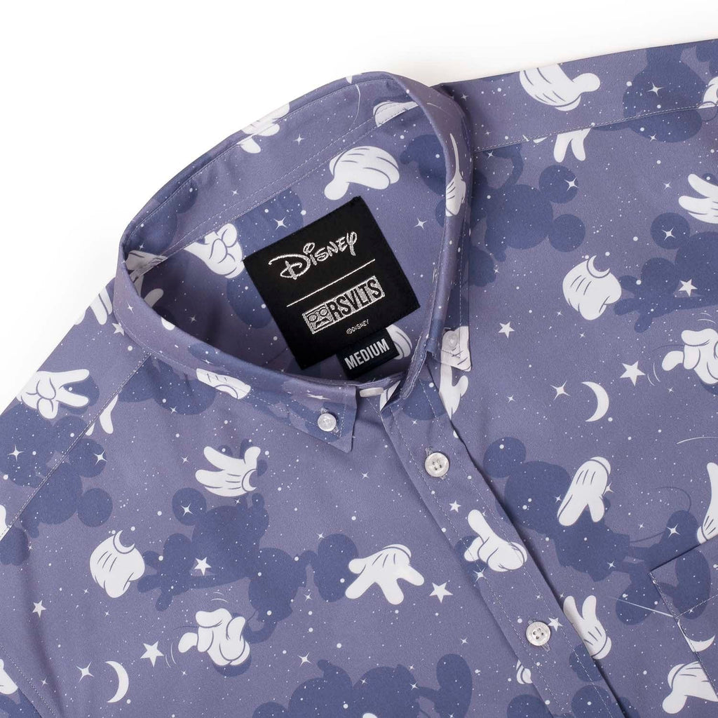 RSVLTS Hiya, Pal! KUNUFLEX Short Sleeve Shirt in Black — detail 8