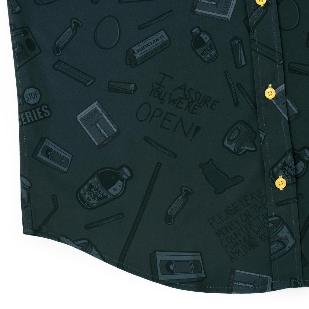 RSVLTS Quick Stop KUNUFLEX Short Sleeve Shirt in Black — detail 9