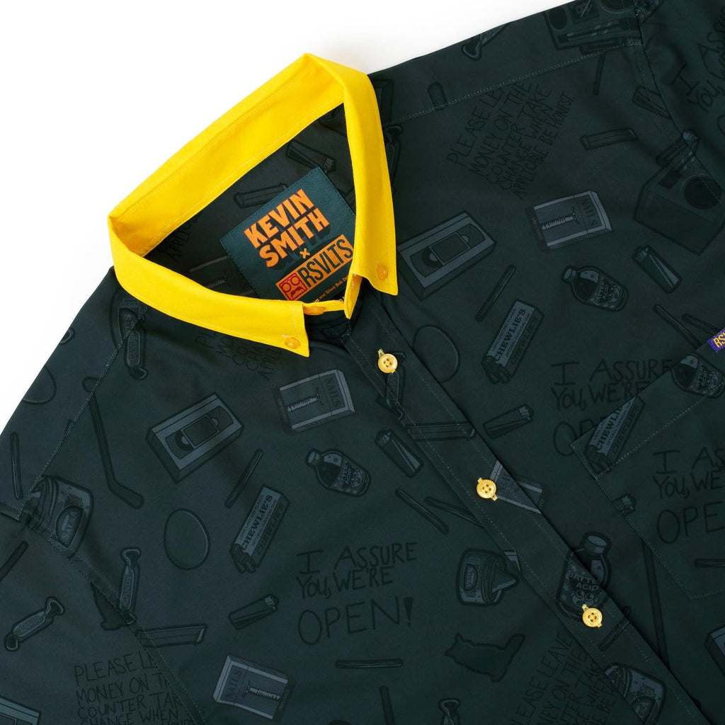 RSVLTS Quick Stop KUNUFLEX Short Sleeve Shirt in Black — detail 7