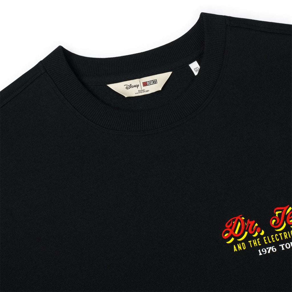 RSVLTS Dr. Teeth 1976 Tour Crewneck Sweatshirt in Black — detail 7