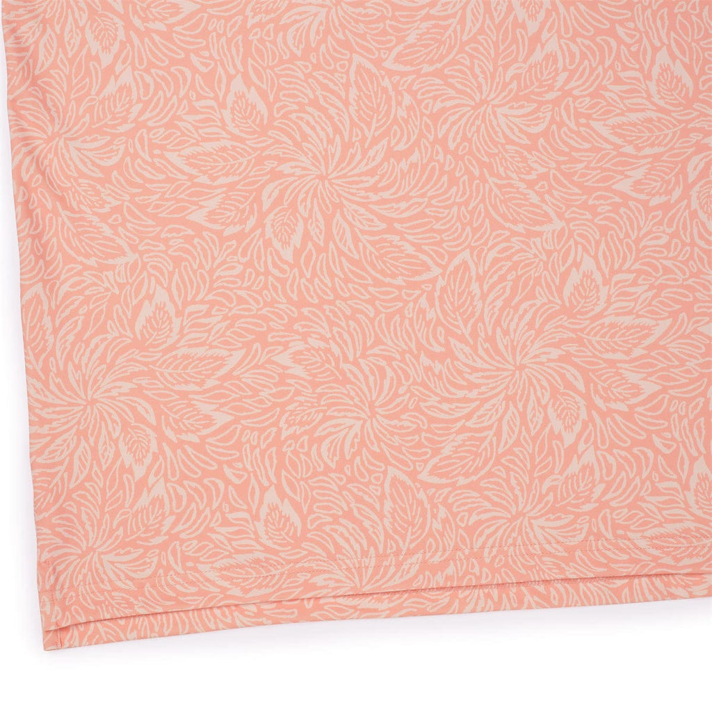 RSVLTS Coral Leaf All-Day Polo in Orange — detail 8