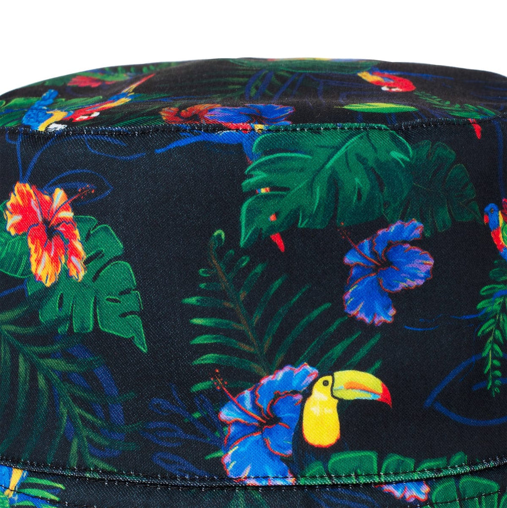 RSVLTS Two Tickets to Parrotise Bucket Hat in Black — detail 4