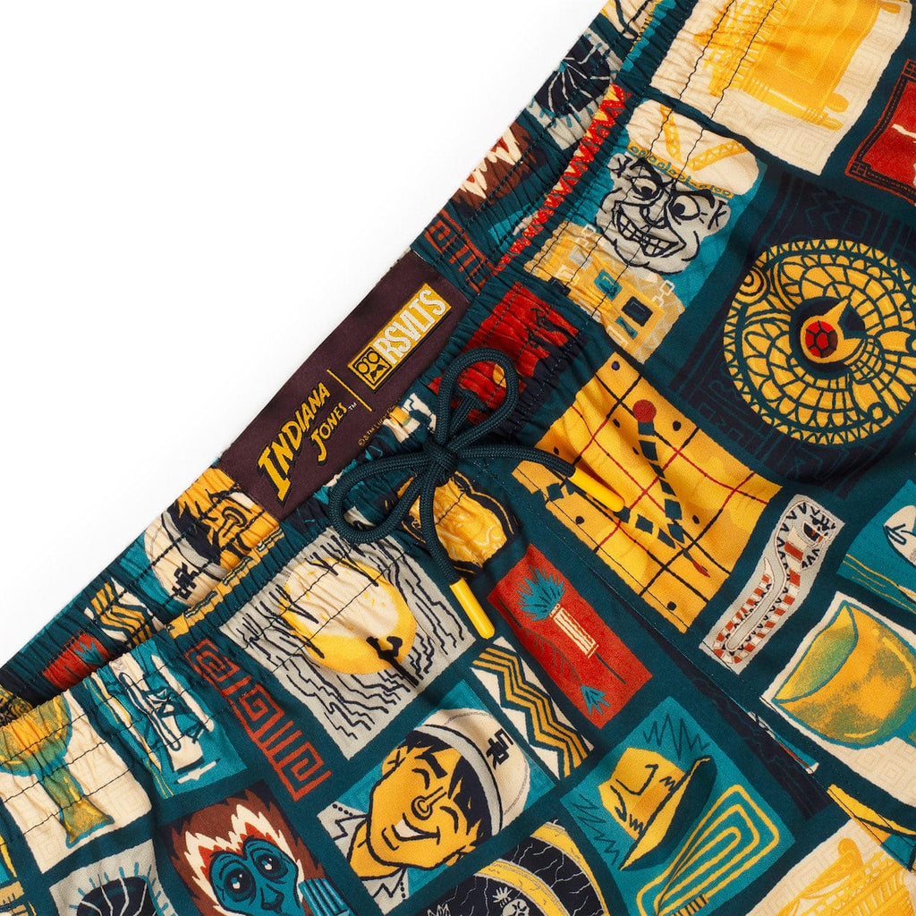 RSVLTS Tikiana Jones Hybrid Shorts in Multicolor — detail 3