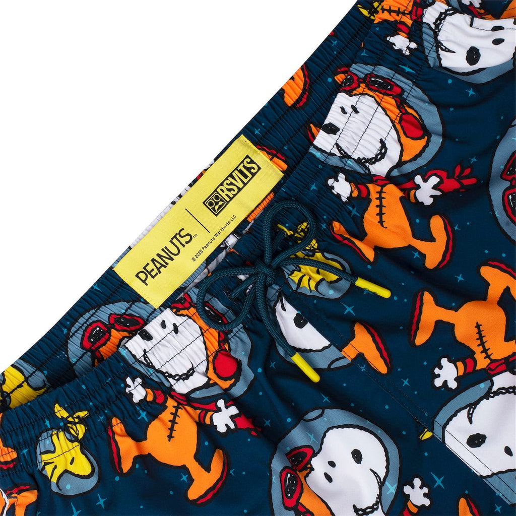 RSVLTS Snoopy in Space Hybrid Shorts in Blue — detail 4