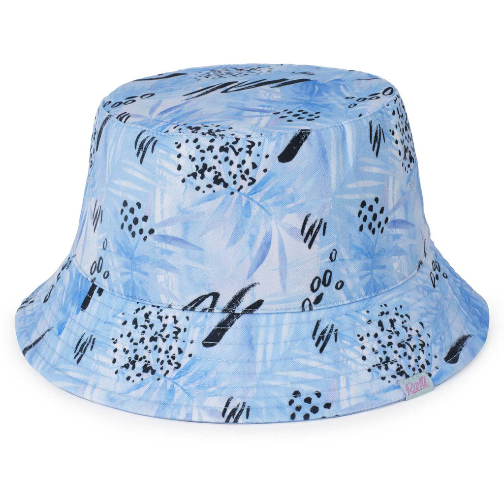 RSVLTS Blueberry Bomb Blast Bucket Hat in Blue — front view