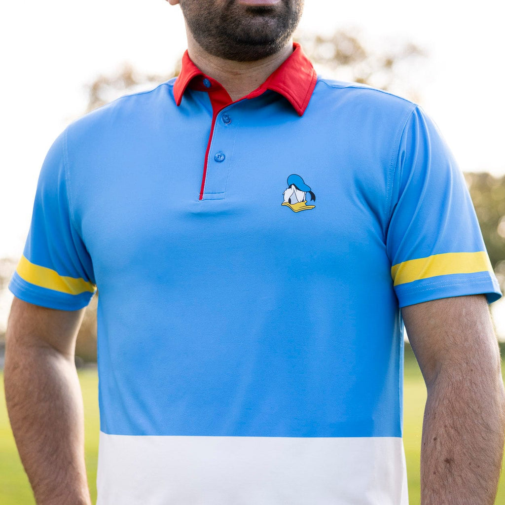 RSVLTS Donald Duckin’ It All-Day Polo in Blue — detail 4