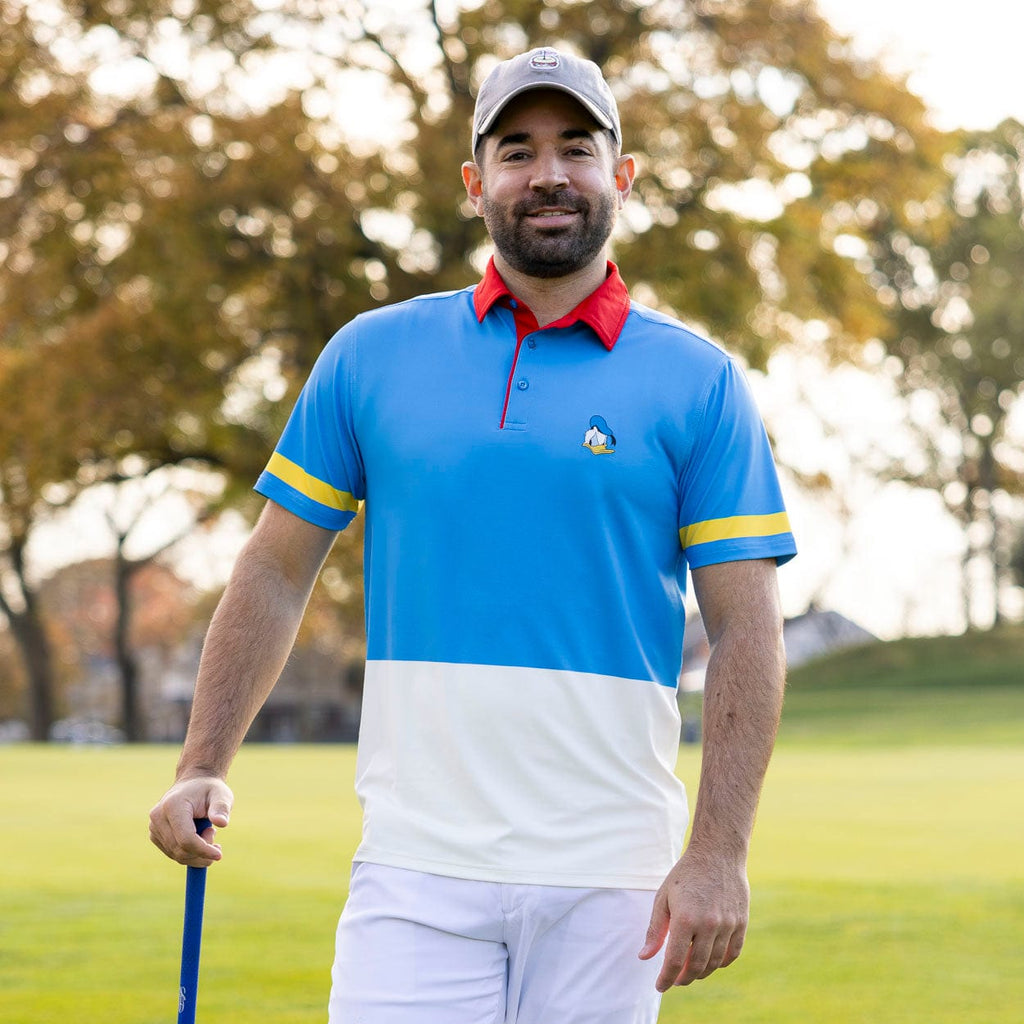 RSVLTS Donald Duckin’ It All-Day Polo in Blue — detail 2