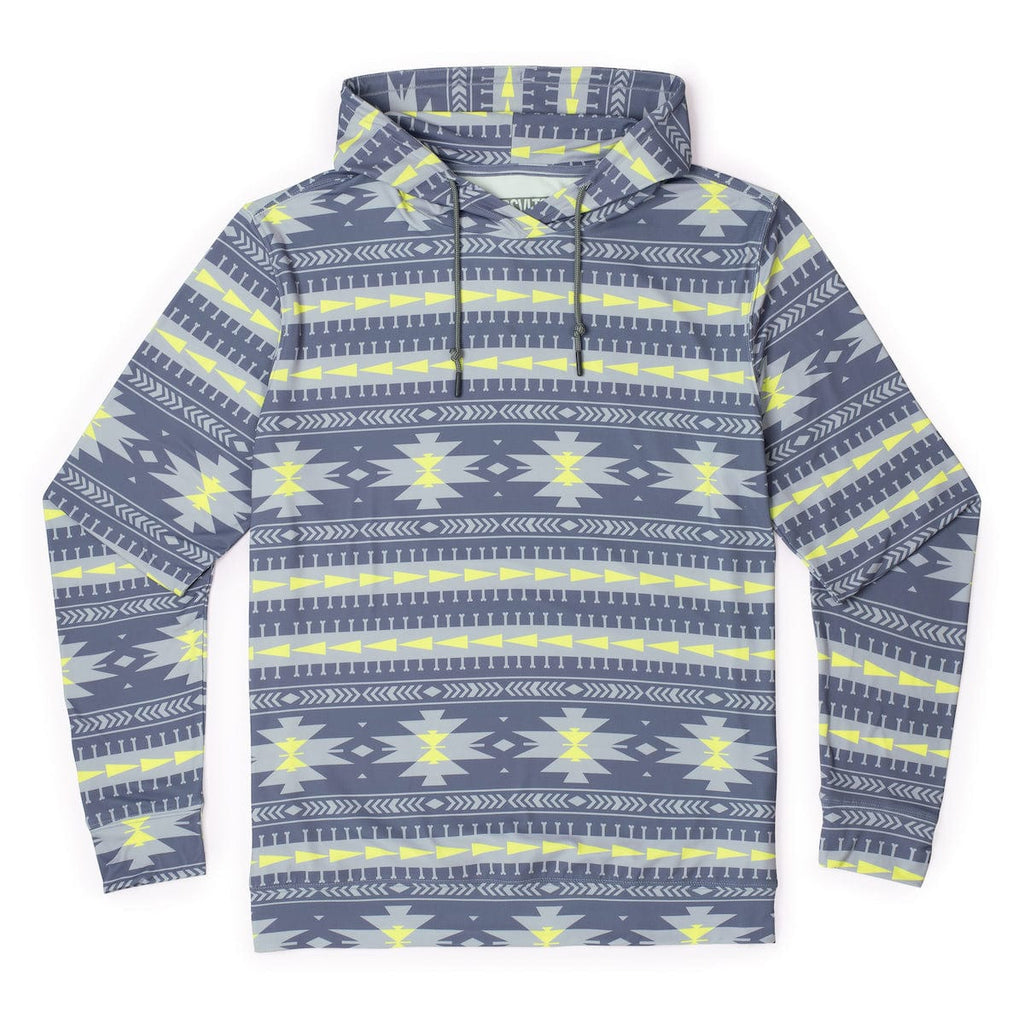 RSVLTS Aztec Gray Performance Hoodie in Gray — detail 5