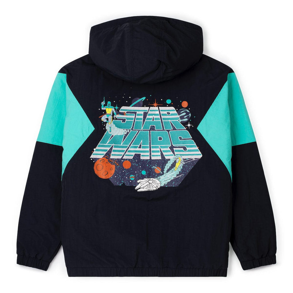 RSVLTS Throwback Boba Anorak Pullover Jacket in Black — detail 4