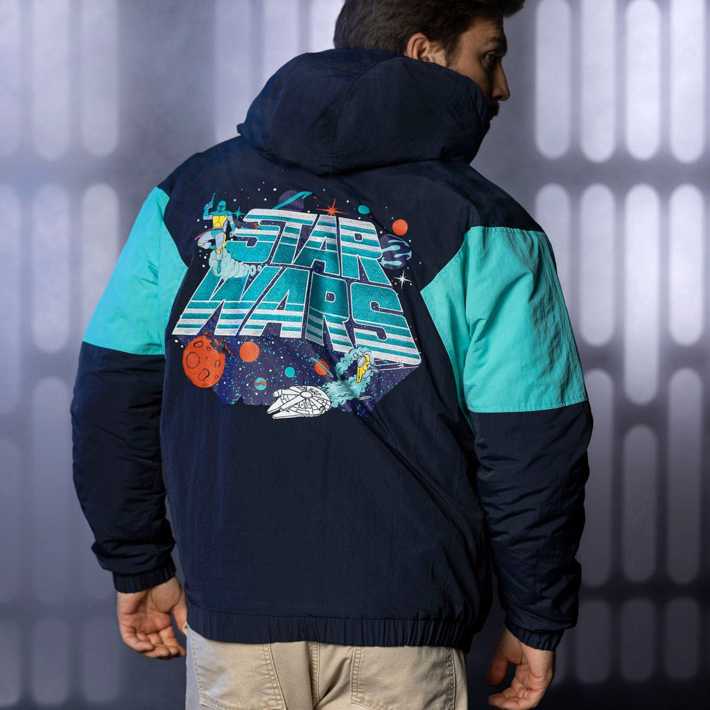 RSVLTS Throwback Boba Anorak Pullover Jacket in Black — detail 9