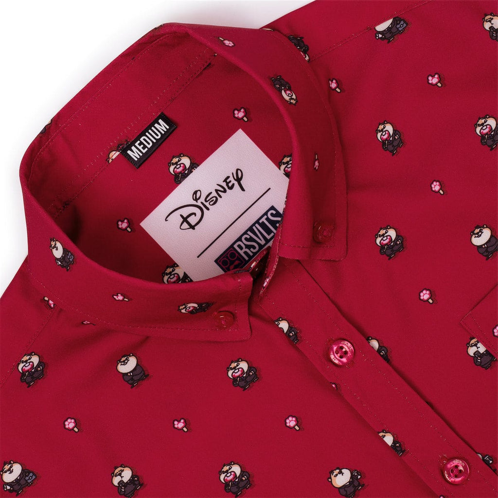 RSVLTS Lil Lemmings Youth KUNUFLEX Short Sleeve Shirt in Red — detail 4