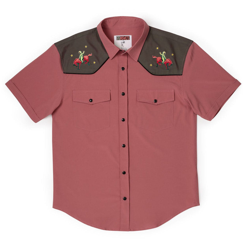 RSVLTS Space Cowboy KUNUFLEX Short Sleeve Shirt in Multicolor — detail 9